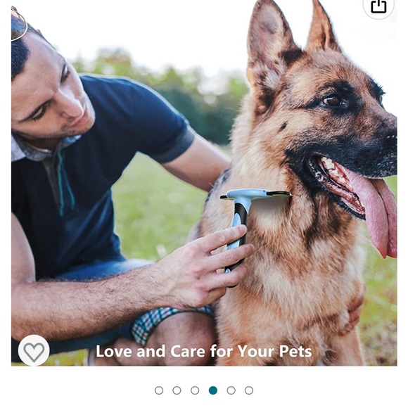 Pet Grooming Brush, Deshedding Tool for Dogs& Cats,Reduces Shedding by up to 95% - Picture 5 of 5